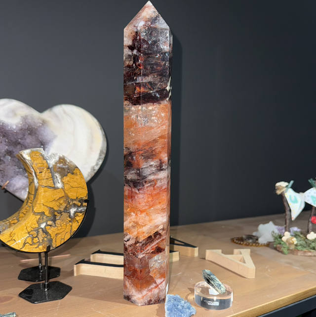 Statement fire quartz tower 