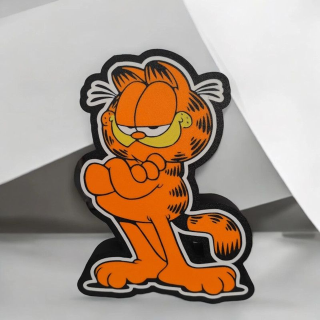 Lampe 3D Garfield LED - Laisse entrer l’humour et la paresse dans ta déco ! 