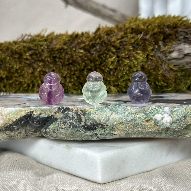 BB8 Mini Fluorite Carving