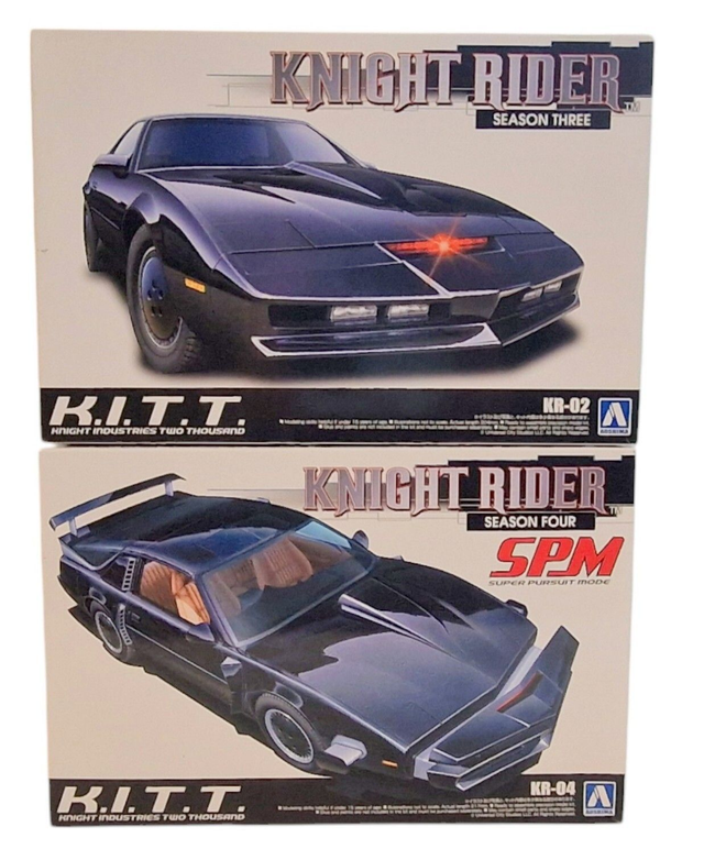 Knight Rider K.I.T.T standard &amp; super pursuit mode versions model kits