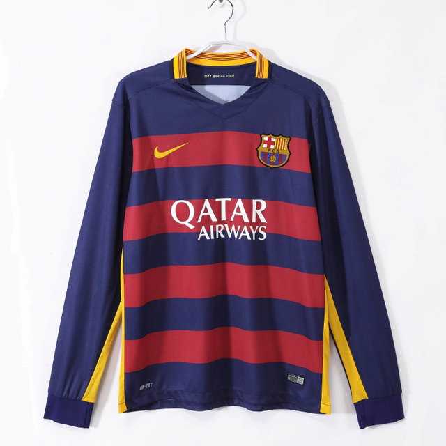 Barca 15/16 home shirt long sleeve