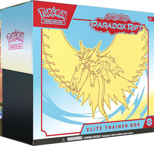 Paradox Rift – Caja Elite Trainer Box (Roaring Moon, Inglés) (ACRILICO INCLUIDO )