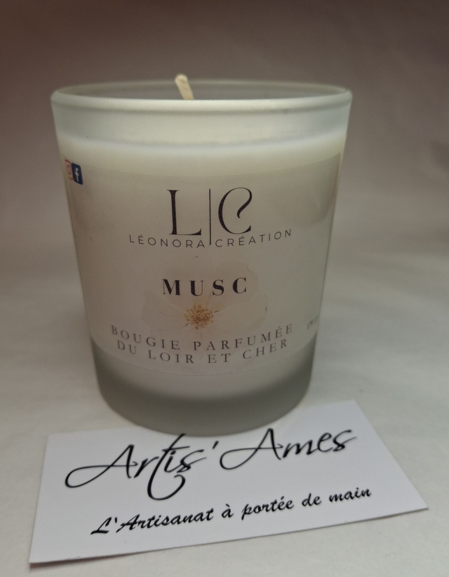 Bougie parfumée Musc