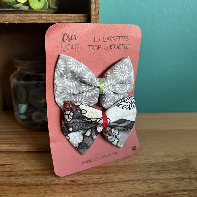 Lot 2 mini barrettes 3