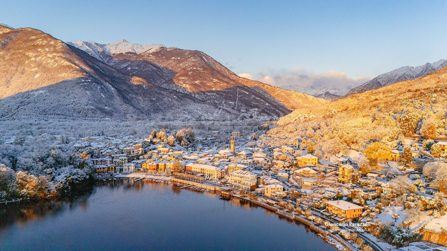 Mergozzo sotto la neve