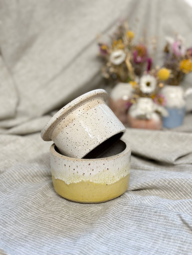 Butterdose Farbwelten gelb