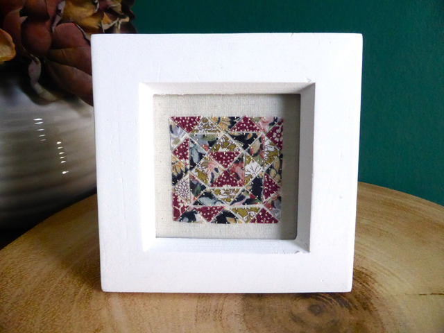 Mini Vintage Patchwork in a Frame