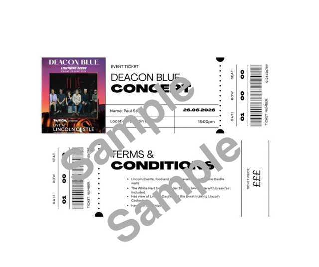 Personalized Commemorative Event Ticket – Custom Foil & Printed Gift Reveal Passes