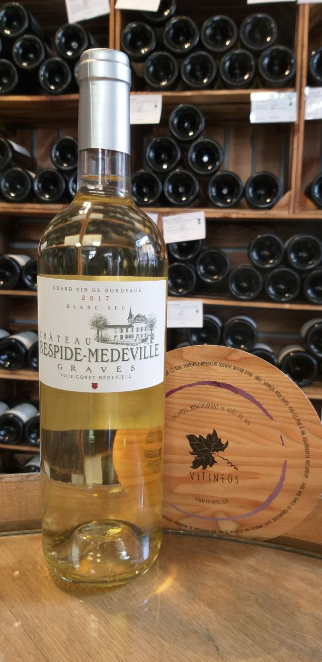 Château Respide 2017 - Blanc Sec Tranquille - Gonet-Médeville (Julie Gonet-Médeville)