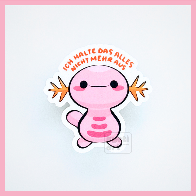 Ich halte das alles nicht mehr aus