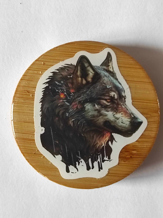 Décapsuleur Loup magnétique frigo