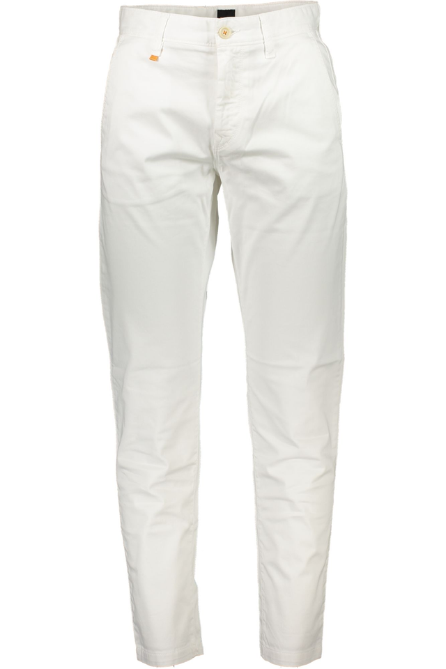 HUGO BOSS PANTALONE UOMO BIANCO