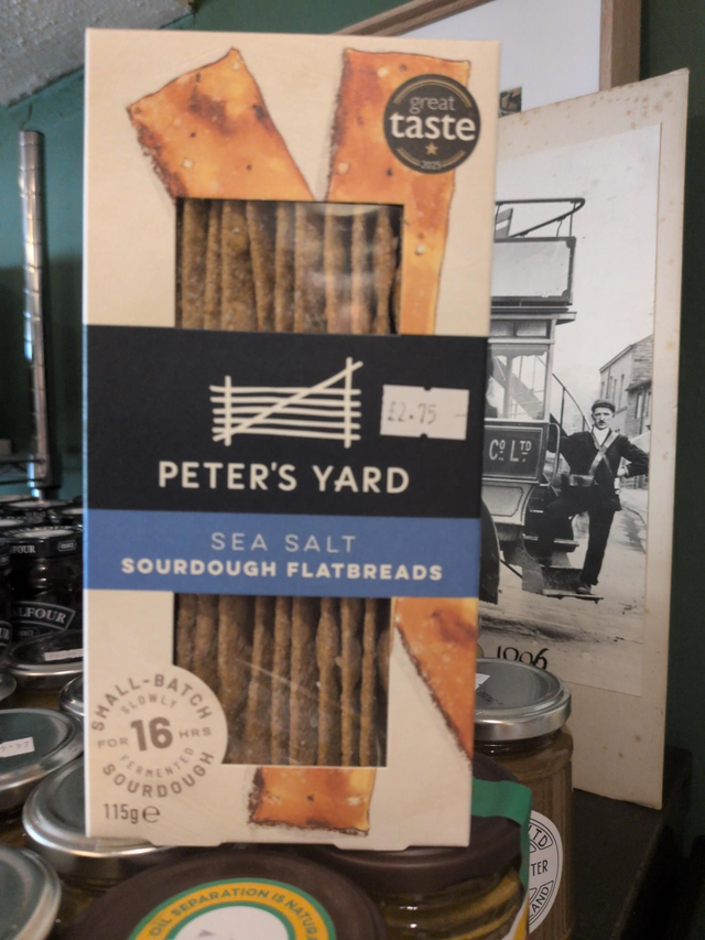 Peters Yard Sourdough flatbreads - Sea Salt 135g