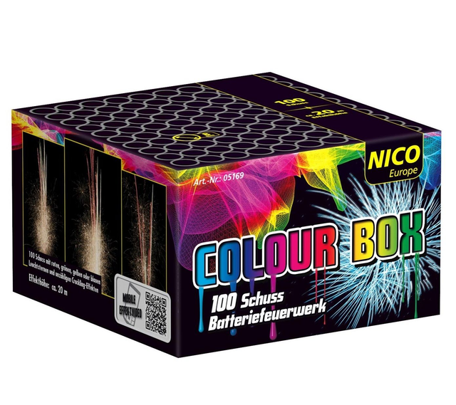 Colour Box, 100 Schuss, 20 Sec