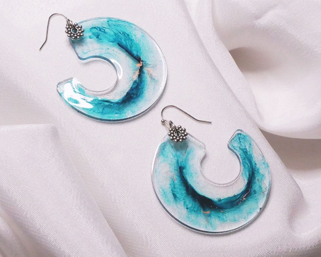 Boucles infusion de bleu (D)