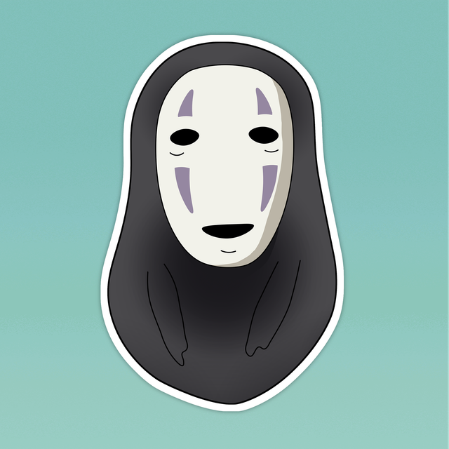 No Face Sticker