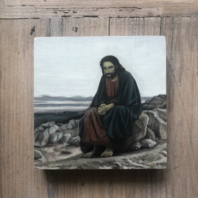 Christ dans le désert 