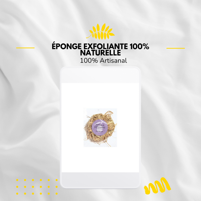 Éponge Exfoliante 100% Naturelle 