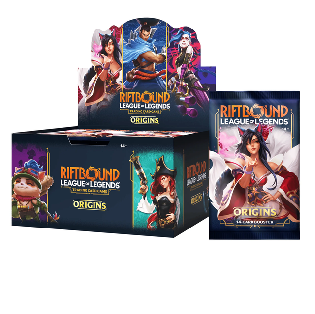 LEAGUE OF LEGENDS - RIFTBOUND - ORIGINS BOX DA 24 BUSTE ENG
