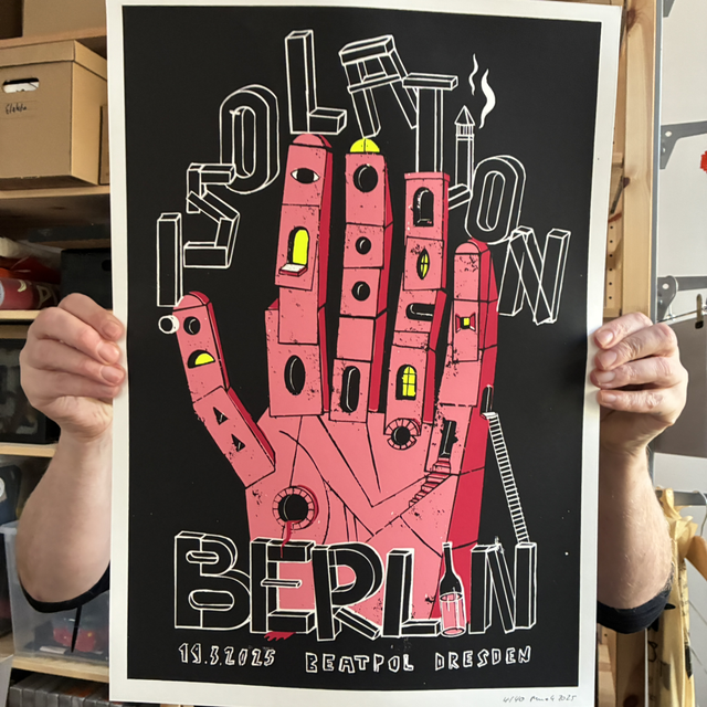 Gigposter "Isolation Berlin"
