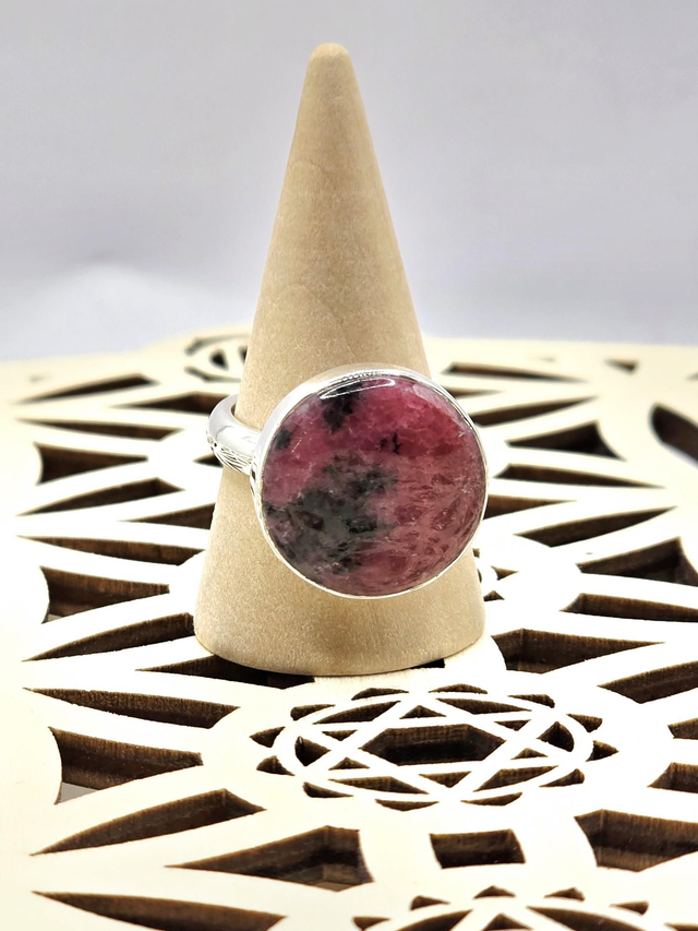 Bague Argent 925 Rhodonite 