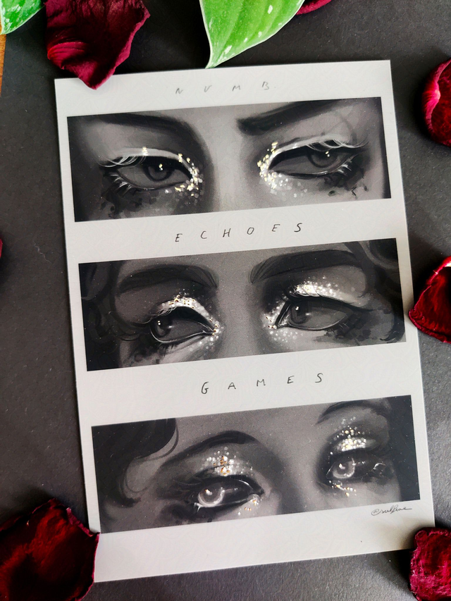 Eyes - Gold Foil - A5   