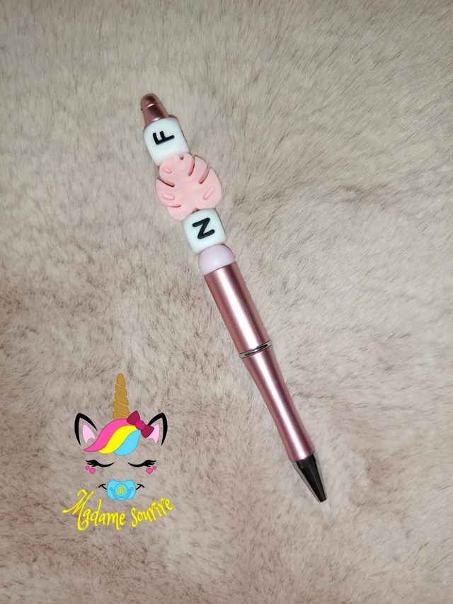 Stylo avec recharge Feuille jungle 