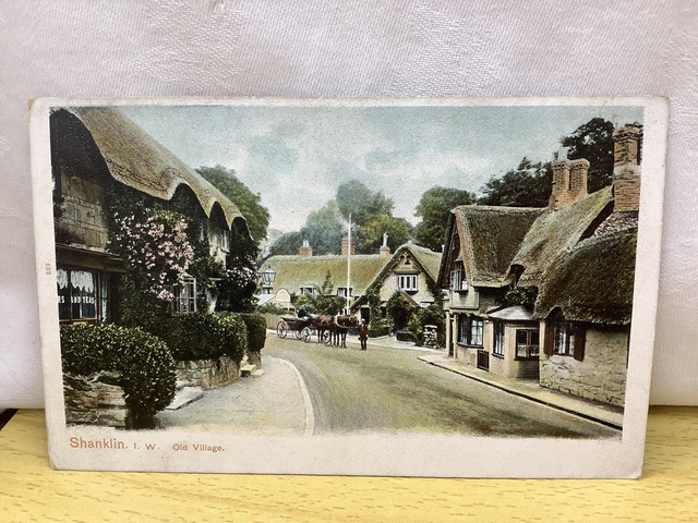 Shanklin, Isle of Wight, Old Village, Peacock Brand, Pictorial Stationery Co. Vintage postcard. Our Ref No. R630 £3.00