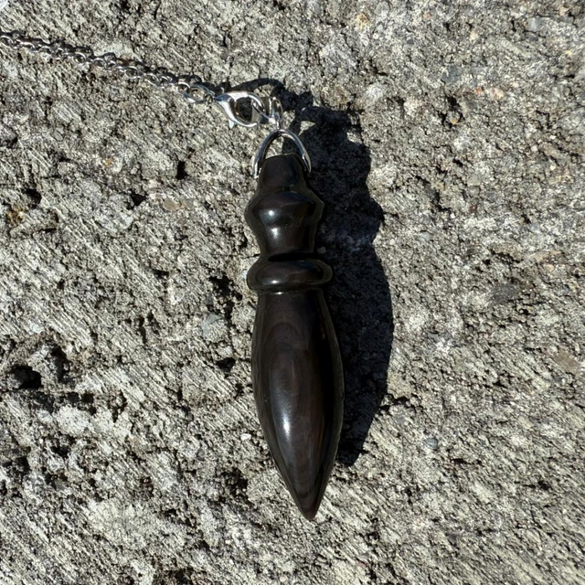 Pendule Thot Obsidienne Oeil Céleste