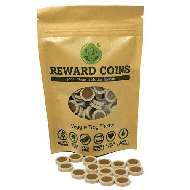 Training Treats - 100g Peanut Butter Vegan Coins
