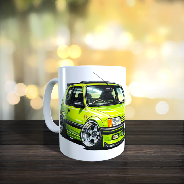 Mug 205 Peugeot caricature