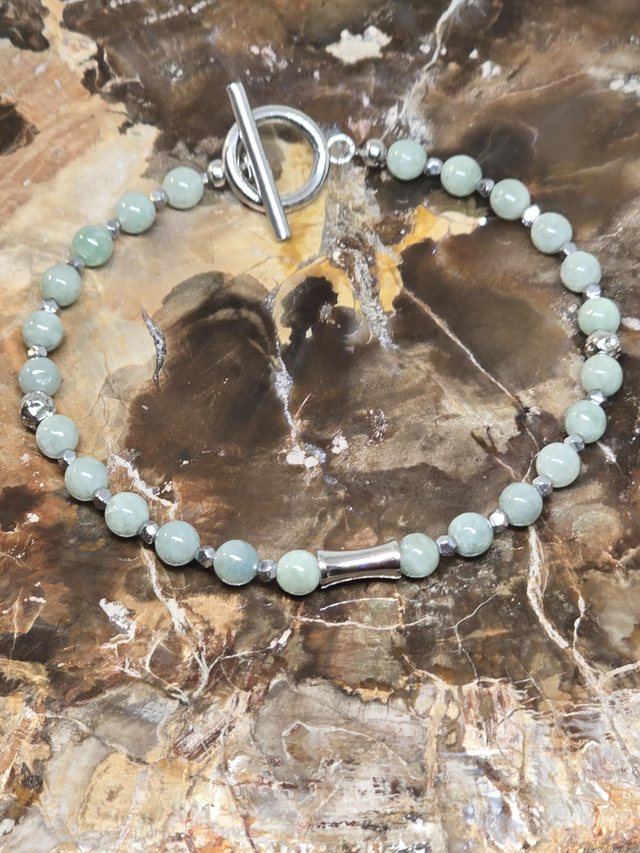 Bracelet Jade de Birmanie 0,4 cm