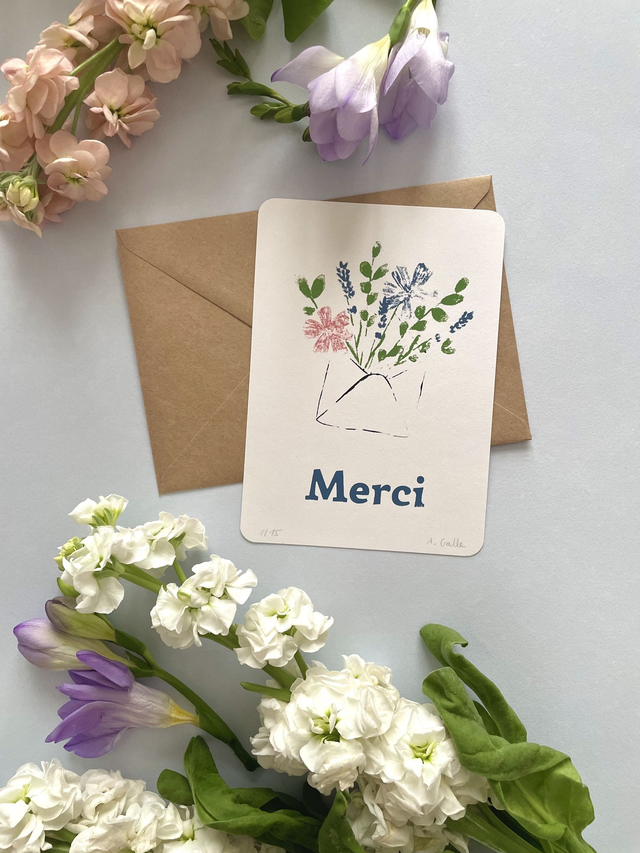 Carte postale, Merci