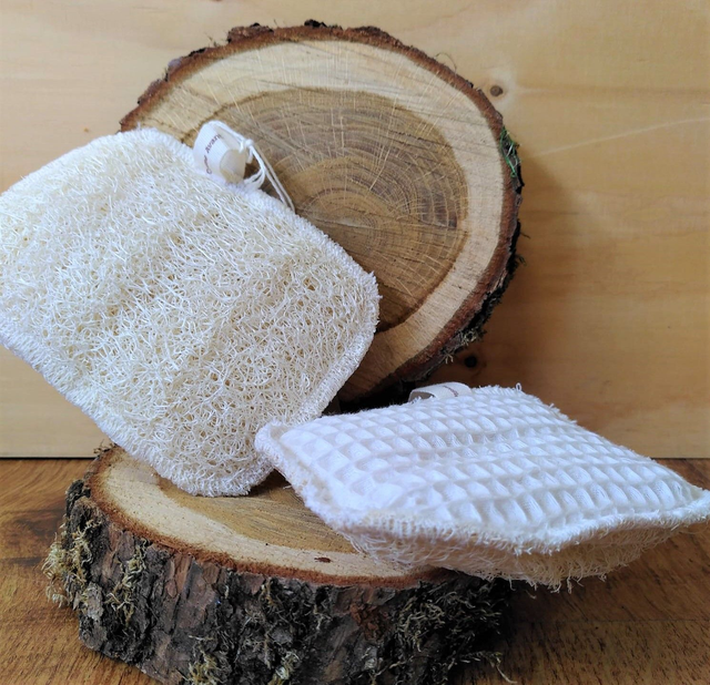 Comme Avant - Éponge lavable bio naturelle en loofah