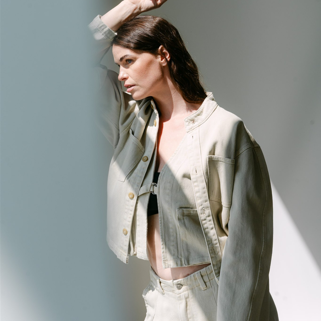 EveliseS6 Jacket Beige Jeans 