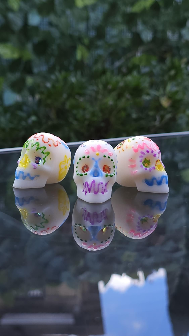Set Regalo Calaveritas di Cera – Edizione Limitata Día de Muertos (3 pezzi)