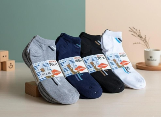 Meia Cano Curto | Kit 3 Pares 