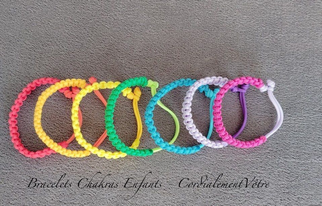 Bracelets CHAKRAS (Enfants)