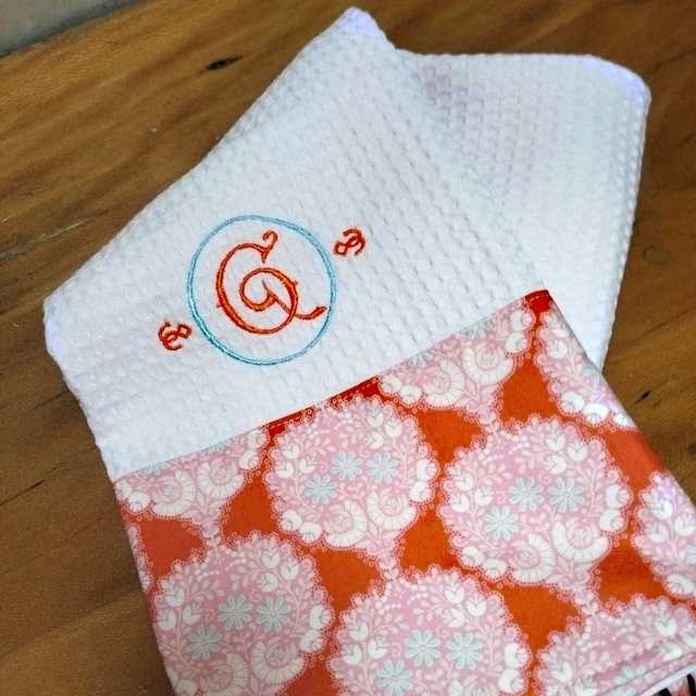 Serviette de toilette personnalisée modèle Agnés