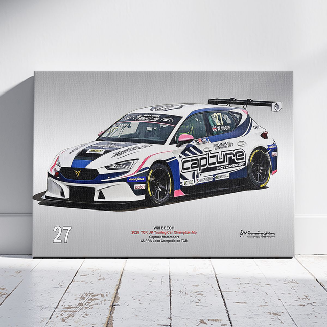 C250301 CUPRA Leon Competicion TCRUK25 Capture Motorsport Will Beech #27 DNPK_ICA7492 CAP