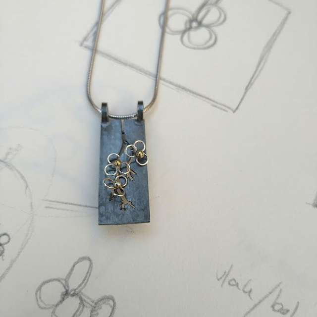 Bloesemtak hanger rechthoek