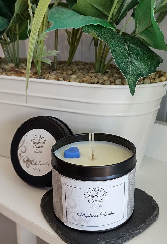 Mystical Sands candle tin
