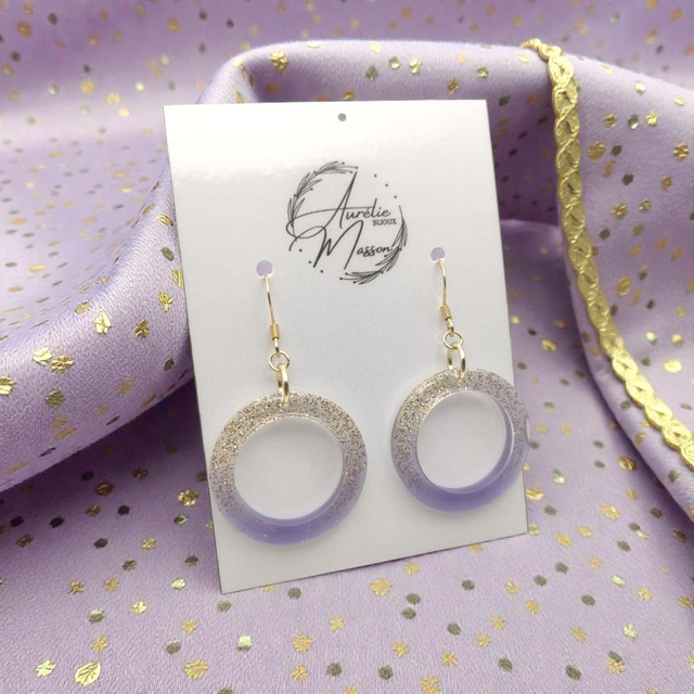 Boucles d'oreilles "Tie Die"