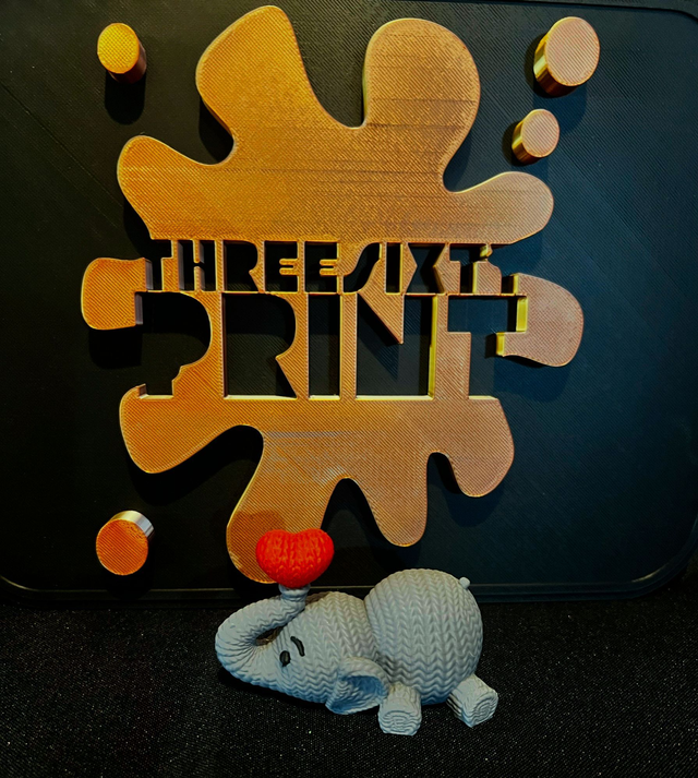 Elephant heart laying down 