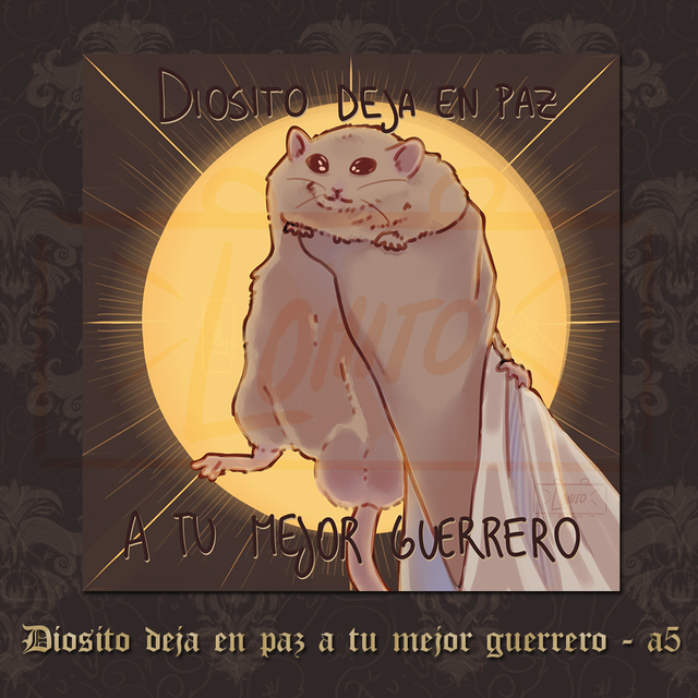 Print Diosito deja en paz a tu mejor guerrero 