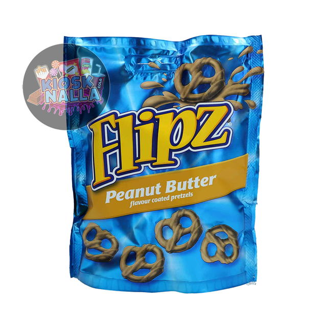 Flipz Peanut Butter 90g Brezeln mit einer Glasur mit Erdnussbutter-Geschmack