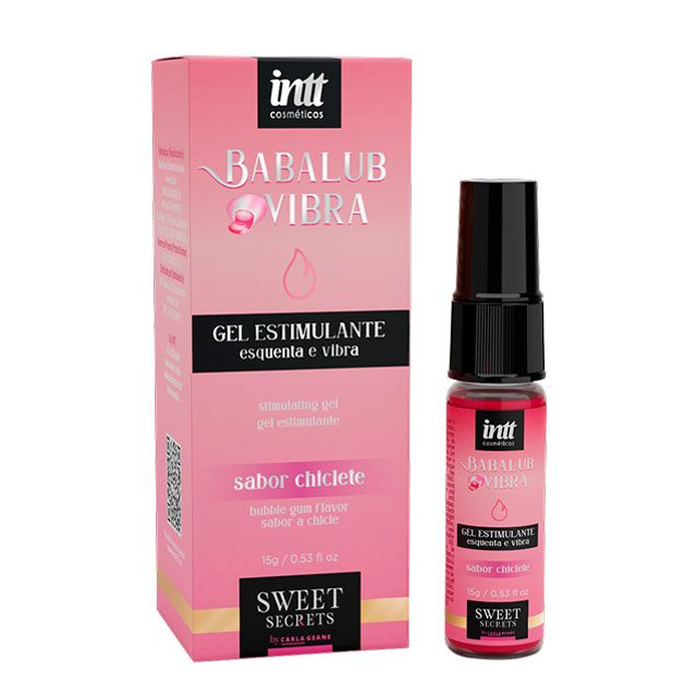 Gel Excitante Esquenta e Vibra Sabor Chiclete 