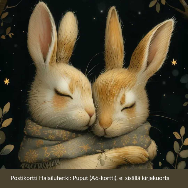 Postikortti Halailuhetki, Pikku puput (A6‑kortti)