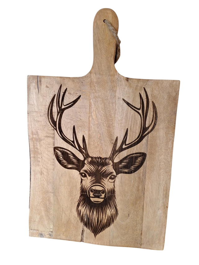 Borrelplank Groot Rendier Kop 1