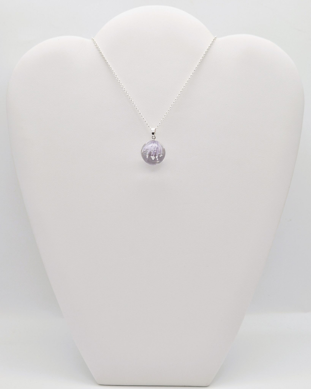 Pendentif Ariel violet